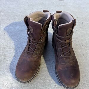 Ariat Women's Brown Lace Up Boots